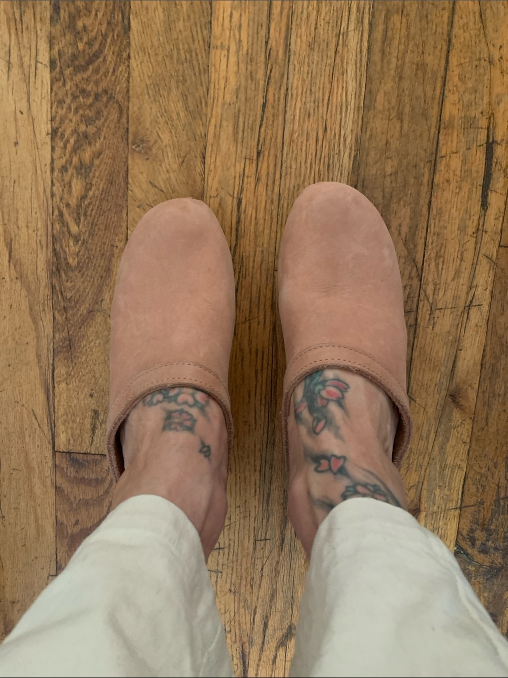 No.6 Wedge Clogs Blush Pink 38